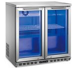 Refrigerador de la barra de la parte posterior de puertas dobles para el tipo inferior de enfriamiento del soporte de la bebida