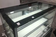 refrigerador comercial de la exhibición de la torta de los 4ft con la puerta de vidrio de desplazamiento trasera 1200*660*1200m m