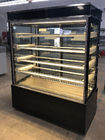 escaparate de cristal de la panadería del 1.5m, refrigerador vertical de la exhibición del chocolate de los pasteles de la torta del postre