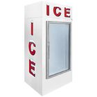 La expendidora automática empaquetada del hielo, congelador de cristal del almacenamiento del bolso del refrigerador del hielo de la puerta de -15℃ con el auto descongela