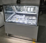 congelador de refrigerador italiano de la exhibición del helado del 1.8m