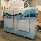 Expendidora automática al aire libre del hielo, contenedores de almacenamiento grandes de la puerta doble del hielo del congelador comercial del almacenaje