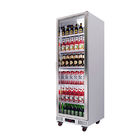 Refrigerador de cristal de la puerta de la bebida comercial, 1 refrigerador vertical de la exhibición de la puerta