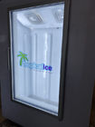 Refrigerador de cristal comercial del cubo de hielo del congelador del almacenaje del hielo de la puerta en venta