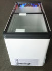 Isla directa Refridgerators del congelador de la exhibición del helado del precio de venta y congeladores con la puerta de cristal de desplazamiento superior