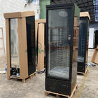 Sola puerta de cristal con el congelador vertical de la exhibición del calentador de cristal para el helado hecho en China