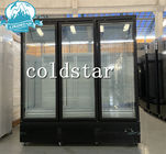 Un refrigerador/un refrigerador más frescos del almacenamiento de la puerta del equipo de la bebida vertical de cristal de la exhibición