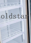 Congelador vertical modificado para requisitos particulares del supermercado para la exhibición de la comida congelada