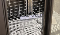 Refrigerador de la exhibición del refresco de la puerta de oscilación tres con el regulador de Digitaces