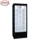 Congelador de refrigerador comercial con el escaparate vertical del congelador de la sola puerta de cristal para el supermercado