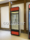 Congelador de refrigerador de cristal vertical de la exhibición de la puerta 400L del supermercado comercial