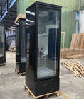 Congelador vertical Showcas de la puerta R290 de la bebida de la exhibición de refrigerador de las bebidas del refrigerador del refrigerador de cristal doble comercial del supermercado