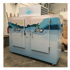 Expendidora automática al aire libre del hielo, envases grandes del refrigerador del almacenaje del hielo de la puerta doble