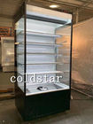 Tipo abierto refrigeradores abiertos verticales de ETL del escaparate de la exhibición de la leche de la lechería del refrigerador