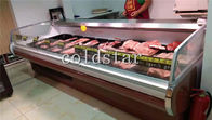 Refrigerador abierto comercial del Couter-top para la tienda de delicatessen/la exhibición de los pescados/de la comida fría/de la carne fresca