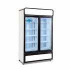 Escaparate más fresco de cristal de las puertas 1000L de la exhibición del refrigerador comercial de la bebida