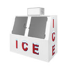 Envases empaquetados puertas de la caja del congelador del almacenamiento de la expendidora automática del cubo de hielo del anuncio publicitario 2