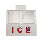La expendidora automática al aire libre comercial del hielo del cubo empaquetó el compartimiento del almacenaje del hielo