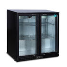puerta de cristal del doble 220L debajo del refrigerador trasero contrario del refrigerador de la cerveza de la compra del refrigerador de la barra