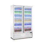 Refrigerador vertical de la bebida de la exhibición del refrigerador puerta vertical comercial del escaparate de la sola