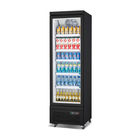 Refrigerador refrigerado puerta de cristal vertical comercial para el supermercado