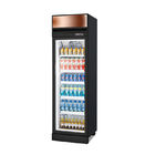 Refrigerador vertical de la bebida de la bebida de la puerta de los refrigeradores 400L de la exhibición del supermercado del refrigerador de cristal de la cerveza