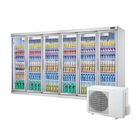 Refrigerador de cristal del refresco de la puerta del sistema de enfriamiento del telecontrol del equipo de refrigeración de la tienda 6