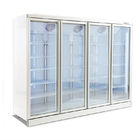 Fan comercial que refresca el congelador vertical de exhibición del congelador del grado -18~-22 de la puerta movible comercial del gabinete 2-6