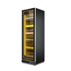 Refrigerador de cristal comercial de la exhibición del refrigerador de la botella de la puerta para la bebida fría de la cerveza
