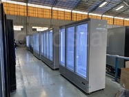 Congelador de cristal vertical de la puerta de la exhibición de la bebida del refrigerador más fresco frío vertical de las bebidas