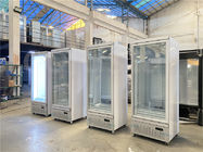 congelador vertical de la exhibición de 220V 450L con la certificación digital del CE de los CB del termóstato