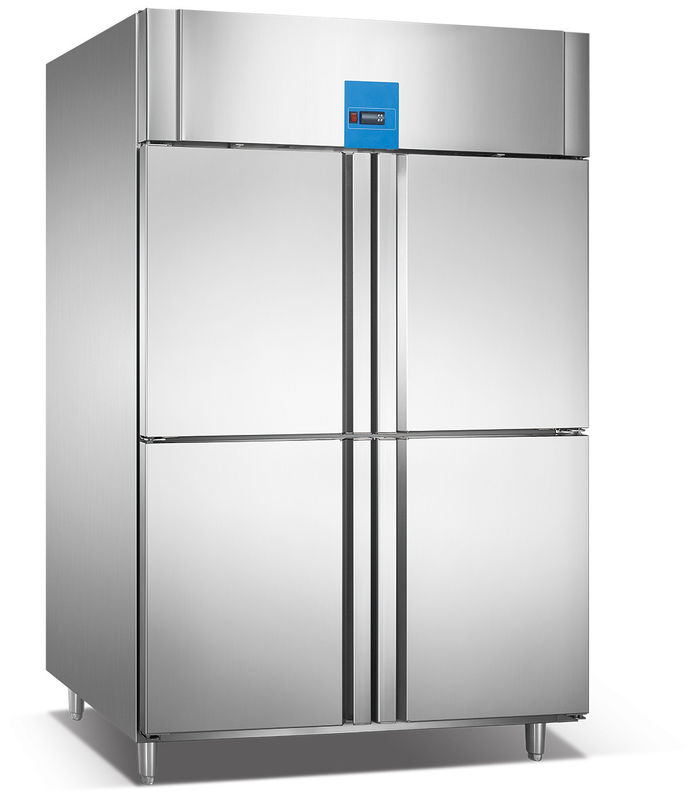 Congelador vertical del refrigerador del refrigerador del acero
