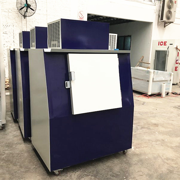 Congelador comercial del almacenamiento del cubo de hielo, un