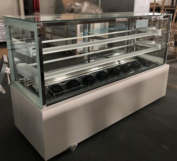 Refrigerador de la exhibición de la panadería del escaparate de la