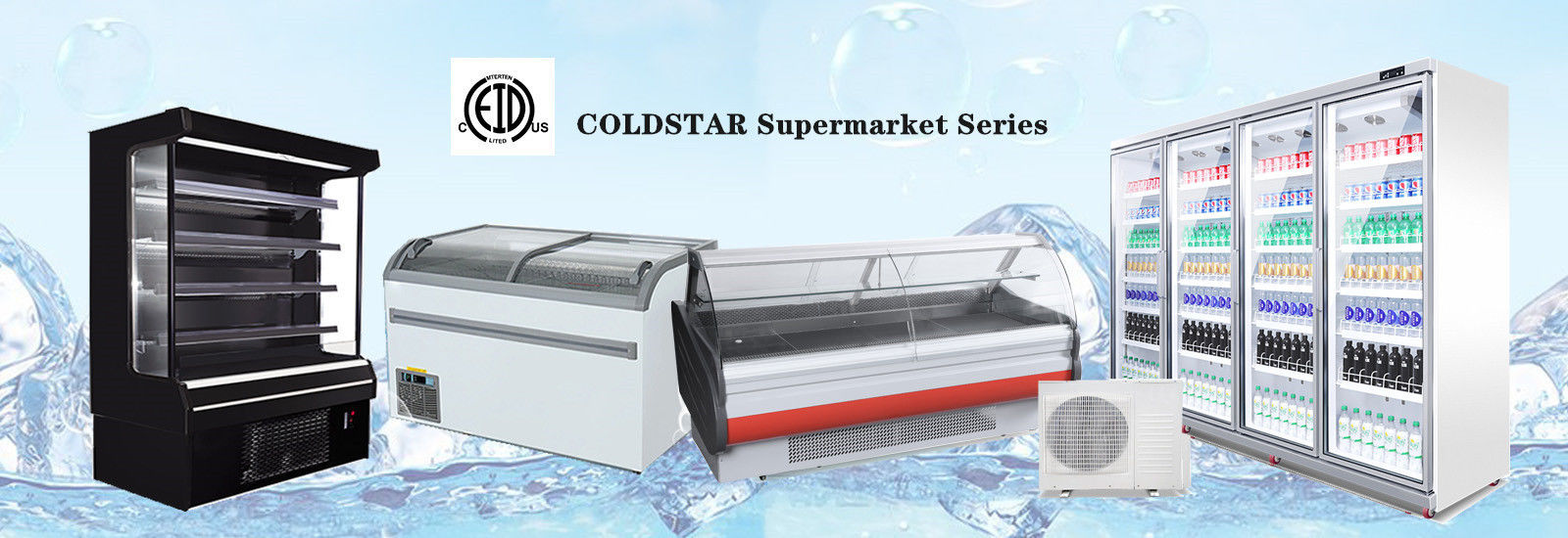 calidad Congelador comercial del hielo fábrica