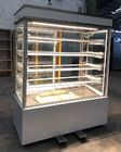 Refrigerador de la exhibición de la panadería, puerta de cristal de desplazamiento del 1.2M Cake Showcase Back