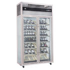 refrigerador de la exhibición del vino de 220v 240v, gabinete modificado para requisitos particulares del refrigerador del vino