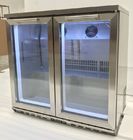 Refrigerador de cristal inoxidable de la barra de la parte posterior de puerta del accesorio 3 del refrigerador de la exhibición de la barra de acero