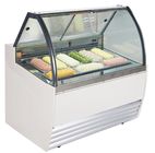 Cacerola de enfriamiento rápida vertical del congelador 10*1/3 del escaparate del helado