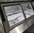 congeladores o refrigeradores de ángulo recto de la exhibición del helado de los cubos 220V 10