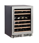 Refrigerador de vino dual moderno de lujo de la zona del control numérico de 46 botellas, refrigerador incorporado del vino del hogar del hotel