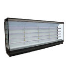 Refrigerador abierto del supermercado/refrigerador vertical comercial de la cortina de aire del refrigerador