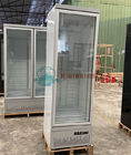 refrigerador vertical del refrigerador de la exhibición de la bebida de la energía de las bebidas 400L con la puerta de cristal