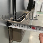 Congelador de refrigerador de cristal de la exhibición de la puerta del congelador vertical de la puerta doble del supermercado