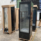 refrigerador vertical de la puerta 450L del escaparate de cristal comercial ahorro de energía del congelador