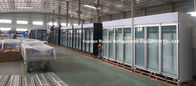 refrigerador comercial vertical del supermercado 1000L para el refrigerador frío de la exhibición de la bebida