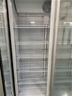 El refrigerador vertical de los mejores de las puertas de la exhibición del escaparate refrigeradores de cristal comerciales multi de la bebida en venta