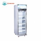 Refrigerador profundo de la puerta del congelador de las puertas del refrigerador comercial barato de cristal transparente vertical de la exhibición