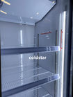 refrigerador vertical del refrigerador de la exhibición de la bebida de la energía de las bebidas 400L con la puerta de cristal