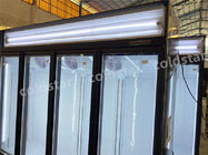 Modifique el congelador vertical de la exhibición para requisitos particulares del escaparate de la carne del supermercado